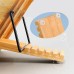Bamboo Book Stand,Large Cookbook Holder Reading Book Holder with Adjustable Height,Foldable Wooden Cooking Bookstand for Textbook, Receipe,Music Books,Tablet (13.4